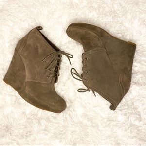 Jessica Simpson Booties | Wedge Booties | Suede